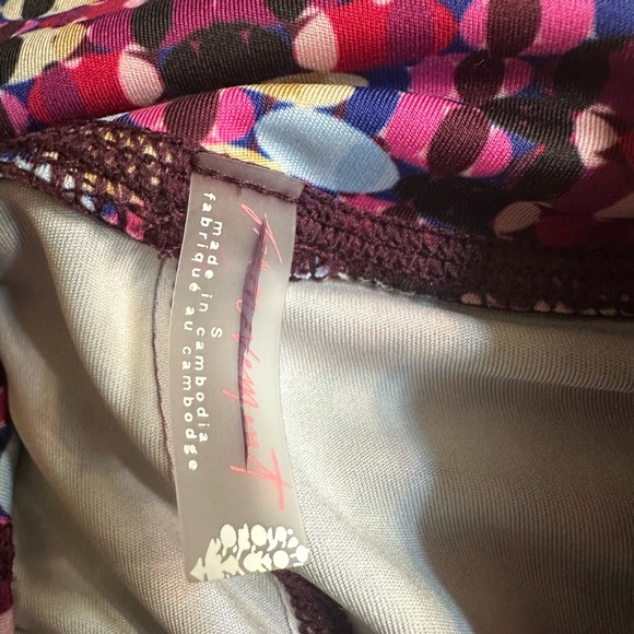 Free People Lilac Lose Control Wrap Leggings Size Small NWOT - Picture 7 of 9